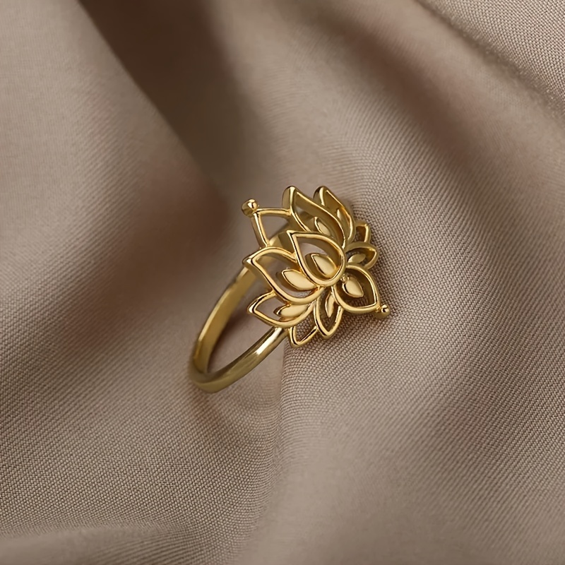 Lotus Ring for Women, Vacation, Parties, Wedding, Anniversary